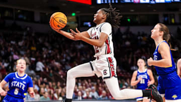 South Carolina basketball freshman MiLaysia Fulwiley. Mandatory Credit: Jeff Blake-USA TODAY Sports