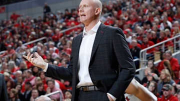 LOUISVILLE, KY - JANUARY 26: Head coach Chris Mack of the Louisville Cardinals looks on against the Pittsburgh Panthers in the second half of the game at KFC YUM! Center on January 26, 2019 in Louisville, Kentucky. Louisville won 66-51. (Photo by Joe Robbins/Getty Images)