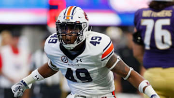 Darrell Williams was banged up in the second half Saturday, but made a huge play after returning to the game. (Photo by Kevin C. Cox/Getty Images)