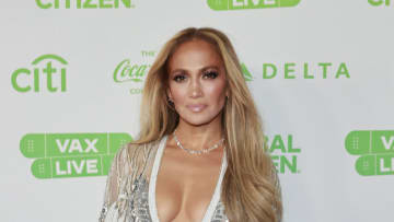 INGLEWOOD, CALIFORNIA: In this image released on May 2, Jennifer Lopez attends Global Citizen VAX LIVE: The Concert To Reunite The World at SoFi Stadium in Inglewood, California. Global Citizen VAX LIVE: The Concert To Reunite The World will be broadcast on May 8, 2021. (Photo by Emma McIntyre/Getty Images for Global Citizen VAX LIVE)