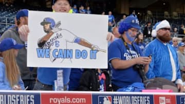 Royals Sign - Mandatory Credit: Peter G. Aiken-USA TODAY Sports
