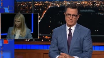 Stephen Colbert on The Late Show, courtesy of CBS