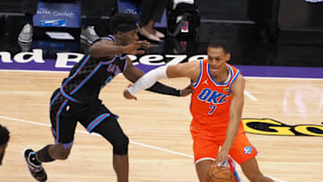 OKC Thunder. Mandatory Credit: Kelley L Cox-USA TODAY Sports