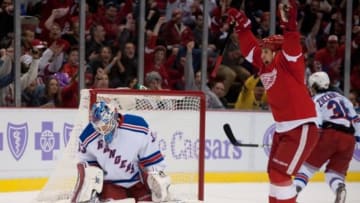 While Jordin Tootoo might be happy with his Devils contract, Scott Gomez might not be as thrilled.Mandatory Credit: Tim Fuller-USA TODAY Sports