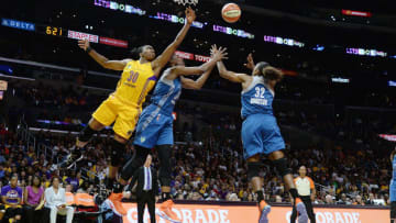 LOS ANGELES, CA - OCTOBER 1: Sylvia Fowles