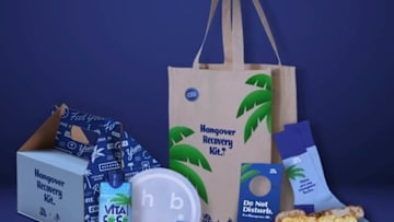 Vita Coco Water Hangover Recovery kit from Postmates, photo provided by Postmates