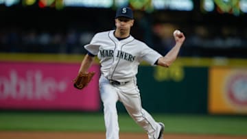 SEATTLE, WA - SEPTEMBER 03: Ambidextrous relief pitcher Pat Venditte (Photo by Otto Greule Jr/Getty Images)