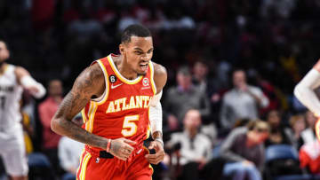 Atlanta Hawks. Mandatory Credit: Larry Robinson-USA TODAY Sports
