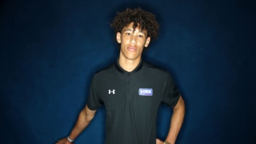 CHICAGO, IL - MAY 14: Jaxson Hayes poses for a portrait at the 2019 NBA Draft Combine on May 14, 2019 at the Chicago Hilton in Chicago, Illinois. NOTE TO USER: User expressly acknowledges and agrees that, by downloading and/or using this photograph, user is consenting to the terms and conditions of the Getty Images License Agreement. Mandatory Copyright Notice: Copyright 2019 NBAE (Photo by David Sherman/NBAE via Getty Images)