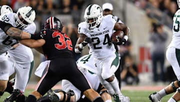 Elijah Collins, Michigan State football (Photo by Jamie Sabau/Getty Images)