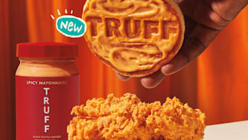 Popeyes Spicy TRUFF Chicken Sandwich, photo provided by Popeyes