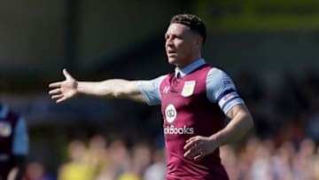 BURTON-UPON-TRENT, ENGLAND - APRIL 08: James Chester of Aston Villa during the Sky Bet Championship match between Burton Albion and Aston Villa at Pirelli Stadium on April 8, 2017 in Burton-upon-Trent, England. (Photo by Malcolm Couzens/Getty Images)