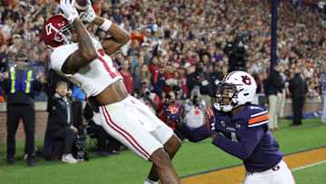 A departing Auburn football senior was consoled by an analyst for playing a key role in Alabama's miraculous 4th and 31 game-winning play in the Iron Bowl Mandatory Credit: John Reed-USA TODAY Sports