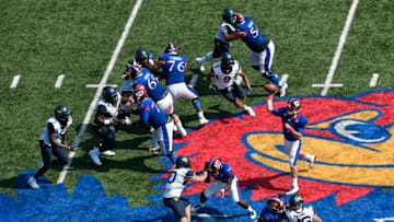 LAWRENCE, KS - SEPTEMBER 23: Peyton Bender