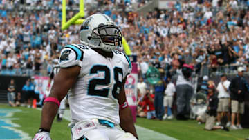 CHARLOTTE, NC - OCTOBER 11: Jonathan Stewart