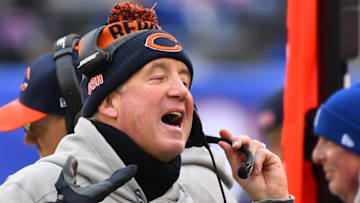 Nov 20, 2016; East Rutherford, NJ, USA; Chicago Bears head coach John Fox during the first half of the game against the New York Giants at MetLife Stadium. Mandatory Credit: Robert Deutsch-USA TODAY Sports