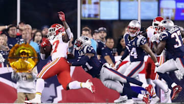 FOXBORO, MA - SEPTEMBER 07: Kareem Hunt