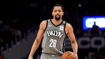 WASHINGTON, DC - FEBRUARY 26: Spencer Dinwiddie #26 of the Brooklyn Nets (Photo by Will Newton/Getty Images)