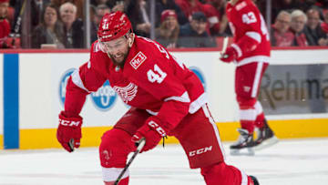 DETROIT, MI - FEBRUARY 13: Luke Glendening
