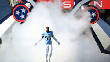 Tennessee Titans LB Jayon Brown. Mandatory Credit: Steve Roberts-USA TODAY Sports