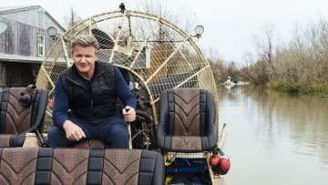 Louisiana - Gordon Ramsay searching for the secrets of Cajun cuisine in southeast Louisiana. (Credit: National Geographic/Rush Jagoe)