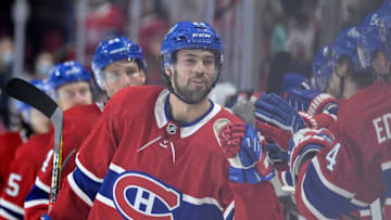 Apr 16, 2022; Montreal, Quebec, CAN; Montreal Canadiens forward Ryan Poehling. Mandatory Credit: Eric Bolte-USA TODAY Sports