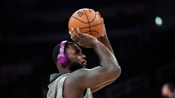 Should the Denver Nuggets sign Lance Stephenson? Lance Stephenson warms up prior to the start of a basketball game against on 1 Mar. 2019. (Photo by Kevork Djansezian/Getty Images)