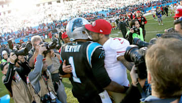 Colin Kaepernick, Cam Newton, NFL (Photo by Kevin C. Cox/Getty Images)