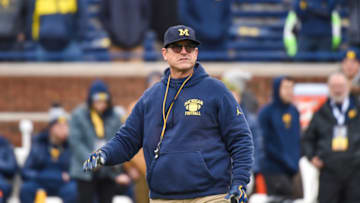 Jim Harbaugh, Michigan football (Photo by Aaron J. Thornton/Getty Images)