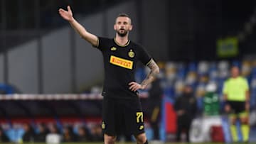 Marcelo Brozovic of FC Internazionale during the Serie A match between SSC Napoli and FC Internazionale at Stadio San Paolo Naples Italy on 6 January 2020. (Photo by Franco Romano/NurPhoto via Getty Images)