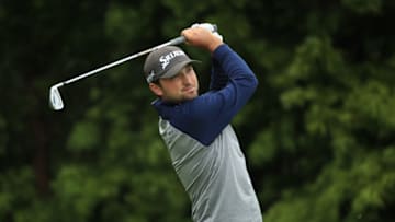 PEBBLE BEACH, CALIFORNIA - JUNE 14: Chip McDaniel of the United States plays a shot from the 12th tee during the second round of the 2019 U.S. Open at Pebble Beach Golf Links on June 14, 2019 in Pebble Beach, California. (Photo by Andrew Redington/Getty Images)