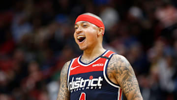 MIAMI, FLORIDA - JANUARY 22: Isaiah Thomas #4 of the Washington Wizards in action against the Miami Heat during the second half at American Airlines Arena on January 22, 2020 in Miami, Florida. NOTE TO USER: User expressly acknowledges and agrees that, by downloading and/or using this photograph, user is consenting to the terms and conditions of the Getty Images License Agreement. (Photo by Michael Reaves/Getty Images)