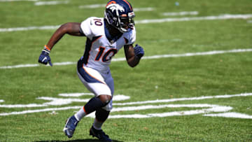 PITTSBURGH, PA - SEPTEMBER 20: Jerry Jeudy #10 of the Denver Broncos in action during the game against the Pittsburgh Steelers at Heinz Field on September 20, 2020 in Pittsburgh, Pennsylvania. (Photo by Joe Sargent/Getty Images)