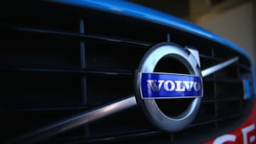 ADELAIDE, AUSTRALIA - FEBRUARY 26: A general view of the Volvo logo ahead of the V8 Supercars Clipsal 500 at Adelaide Street Circuit on February 26, 2015 in Adelaide, Australia. (Photo by Robert Cianflone/Getty Images)