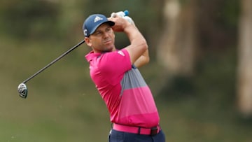 HONG KONG, HONG KONG - NOVEMBER 24: Sergio Garcia of Spain plays his 2nd shot on the 3rd hole during day three of the Honma Hong Kong Open at The Hong Kong Golf Club on November 24, 2018 in Hong Kong, Hong Kong. (Photo by Luke Walker/Getty Images,)