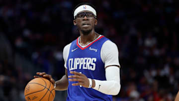 LA Clippers guard Reggie Jackson (1) dribbles in the second half against the Detroit Pistons Credit: Rick Osentoski-USA TODAY Sports