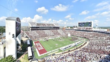 STARKVILLE, MISSISSIPPI - SEPTEMBER 16: A general view of Davis Wade Stadium before the game between the Mississippi State Bulldogs and the LSU Tigers at Davis Wade Stadium on September 16, 2023 in Starkville, Mississippi. (Photo by Justin Ford/Getty Images)