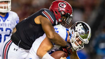 D.J. Wonnum #8 of the South Carolina Gamecocks. (Photo by Carmen Mandato/Getty Images)