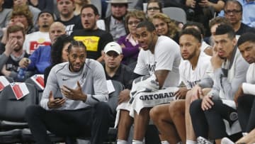 SAN ANTONIO,TX - MARCH 13 : Kawhi Leonard