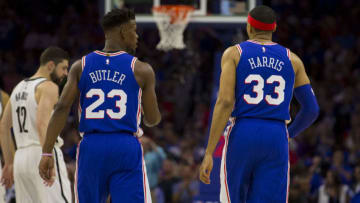 Jimmy Butler, Tobias Harris | Philadelphia 76ers (Photo by Mitchell Leff/Getty Images)