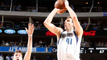 DALLAS, TX - APRIL 11: Dirk Nowitzki