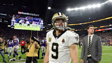 MINNEAPOLIS, MN - JANUARY 14: Drew Brees