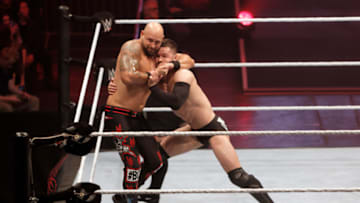 LILLE, FRANCE - MAY 09: Finn Balor fights against Karl Anderson during WWE Live 2017 at Zenith Arena on May 9, 2017 in Lille, France. (Photo by Sylvain Lefevre/Getty Images)