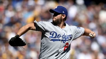 MILWAUKEE, WISCONSIN - APRIL 21: Clayton Kershaw #22 of the Los Angeles Dodgers pitches in the second inning against the Milwaukee Brewers at Miller Park on April 21, 2019 in Milwaukee, Wisconsin. (Photo by Dylan Buell/Getty Images)