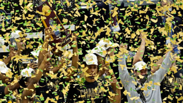 The Baylor Bears won the 2021 college basketball championship. (Robert Deutsch-USA TODAY Sports)