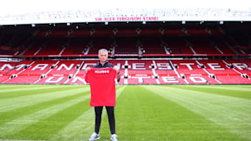 MANCHESTER, ENGLAND - JULY 5: New Manchester United manager Jose Mourinho during his introduction to the media at Old Trafford on July 5, 2016 in Manchester, England. (Photo by Dave Thompson/Getty Images)