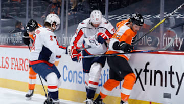 Zdeno Chara, Nick Jensen, Washington Capitals (Photo by Tim Nwachukwu/Getty Images)