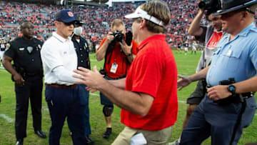 The Opelika-Auburn News' Justin Lee predicts that Auburn football head coach Bryan Harsin's last game will be a key SEC rivalry game Mandatory Credit: The Montgomery Advertiser