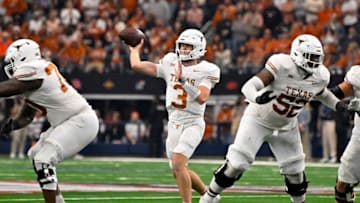 Quinn Ewers, Texas football. Mandatory Credit: Jerome Miron-USA TODAY Sports