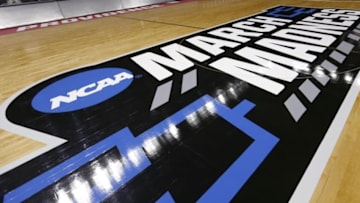 Mar 16, 2016; Providence , RI, USA; A general view of the court during a practice day before the first round of the NCAA men